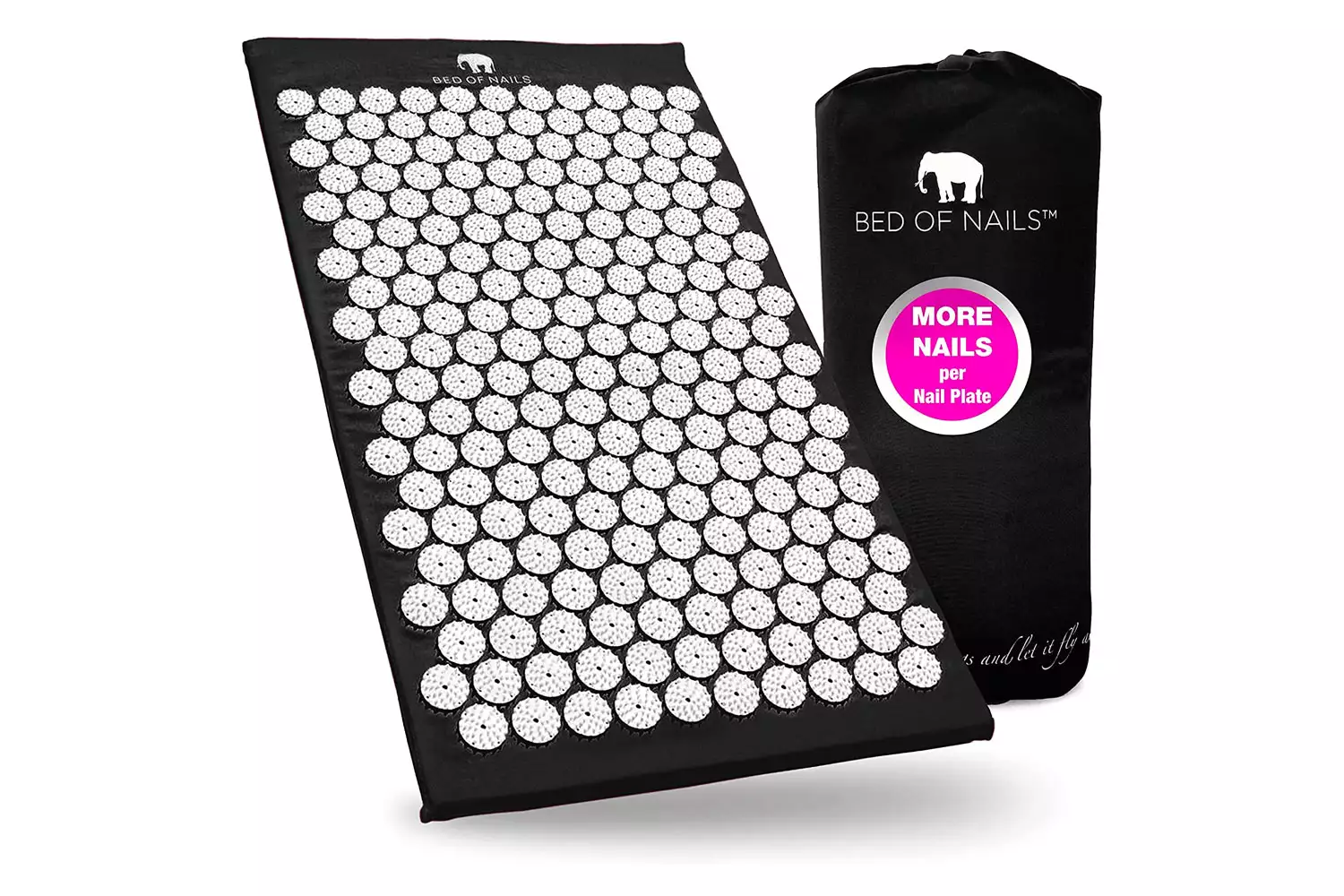 BED OF NAILS Original Acupressure Mat â 8,820 Pressure Points Acupuncture Mat for Back Pain Relief, Increased Energy, Relaxation, FSA/HSA Eligible, with...