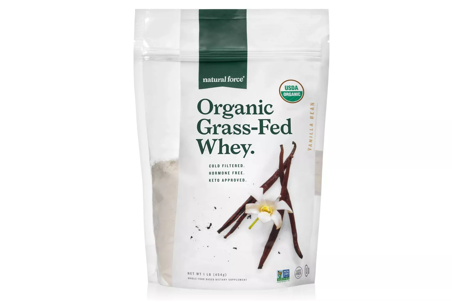 Natural Force Organic Grass-Fed Whey Protein Powder