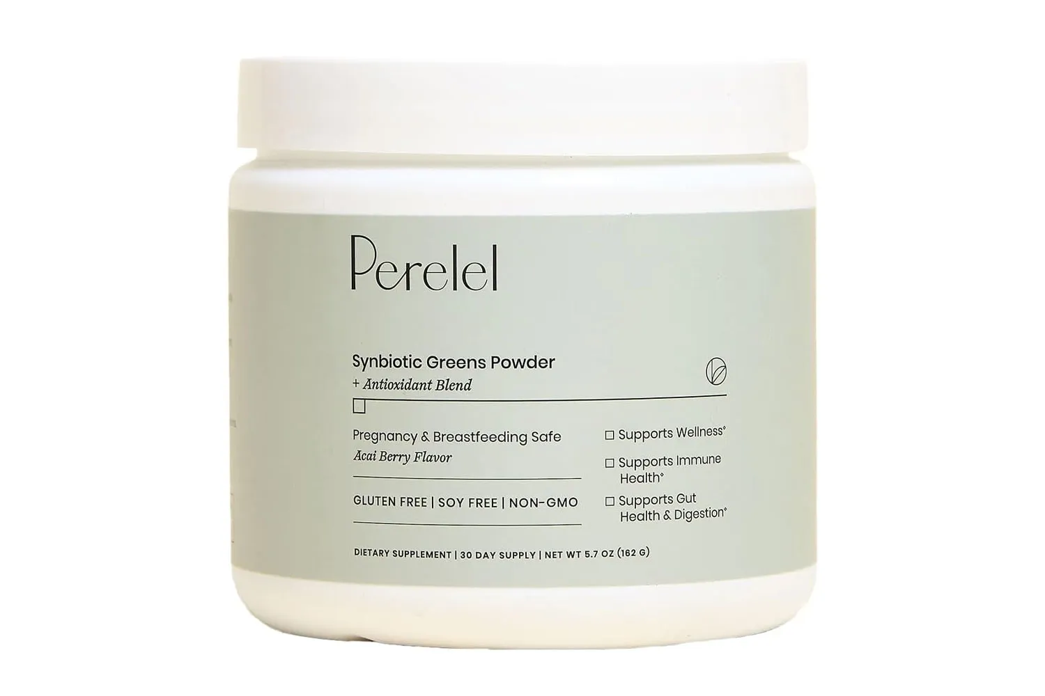 Perelel Synbiotic Greens Powder
