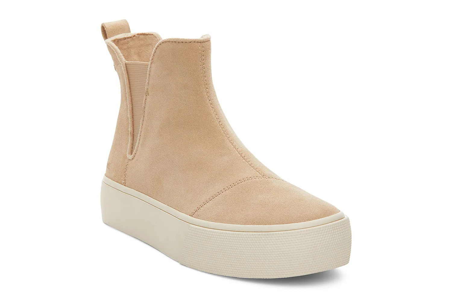 Toms Fenix Platform Chelsea Suede Sneaker