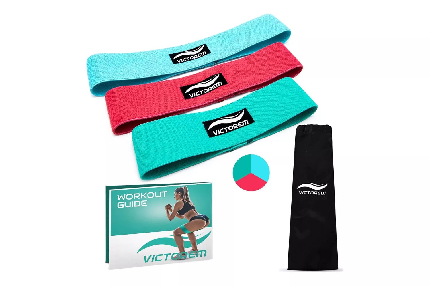 Victorem Resistance Hip Booty Bands Set