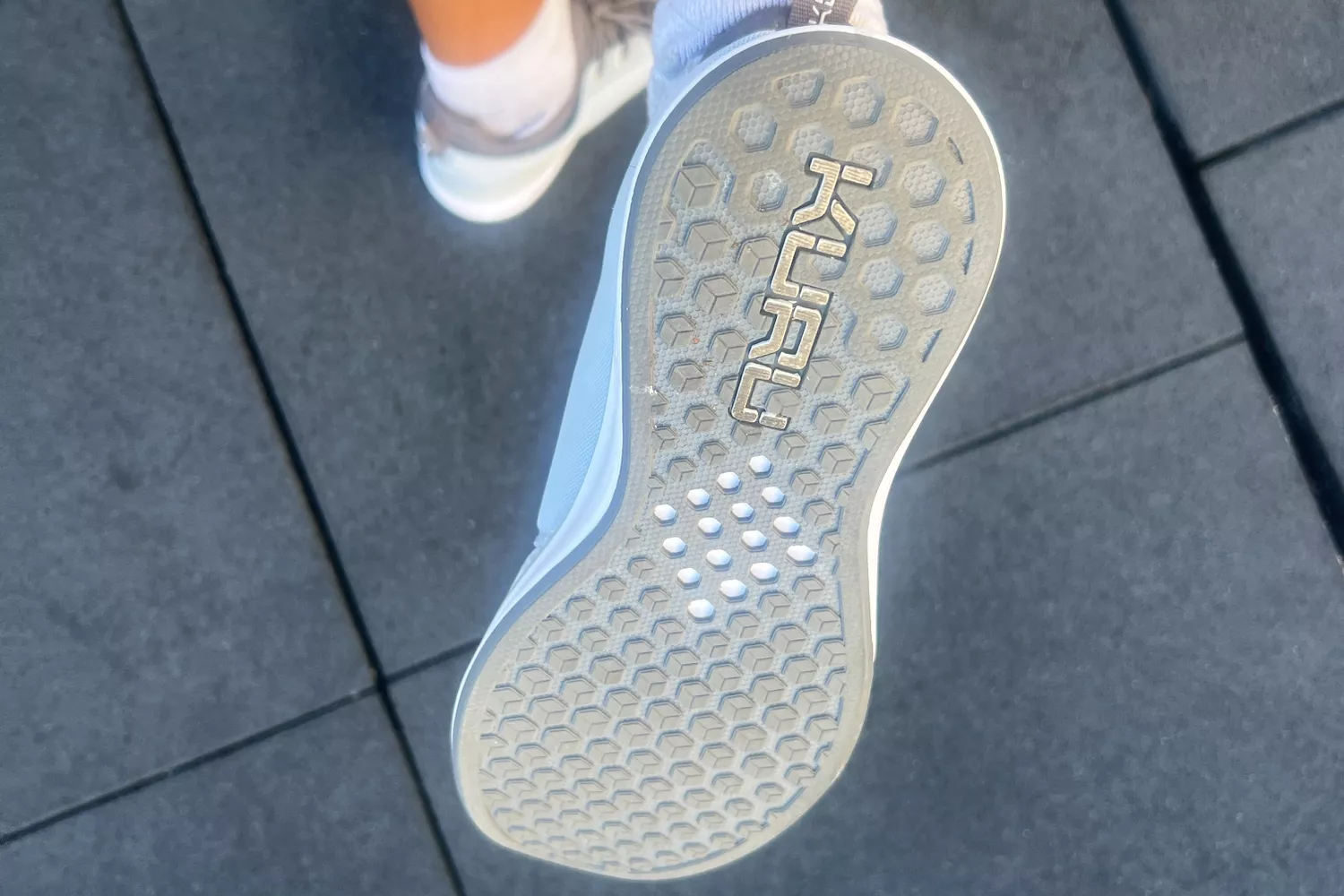 Closeup of the sole of the Kuru Atom Sneakers