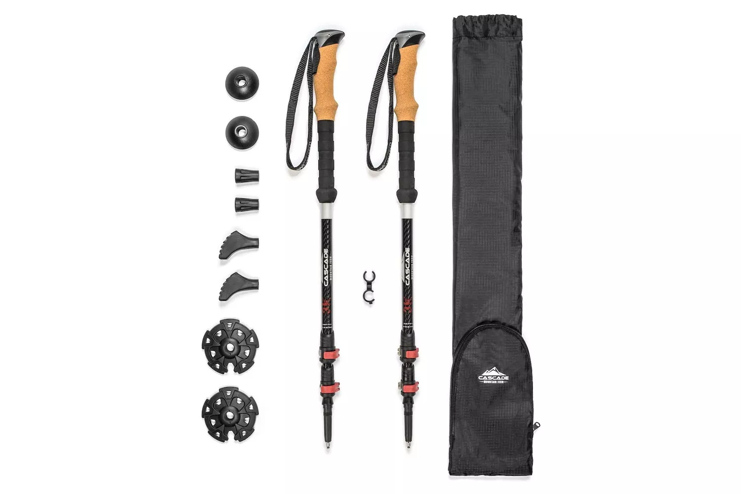 Cascade Mountain Tech Carbon Fiber Trekking Poles
