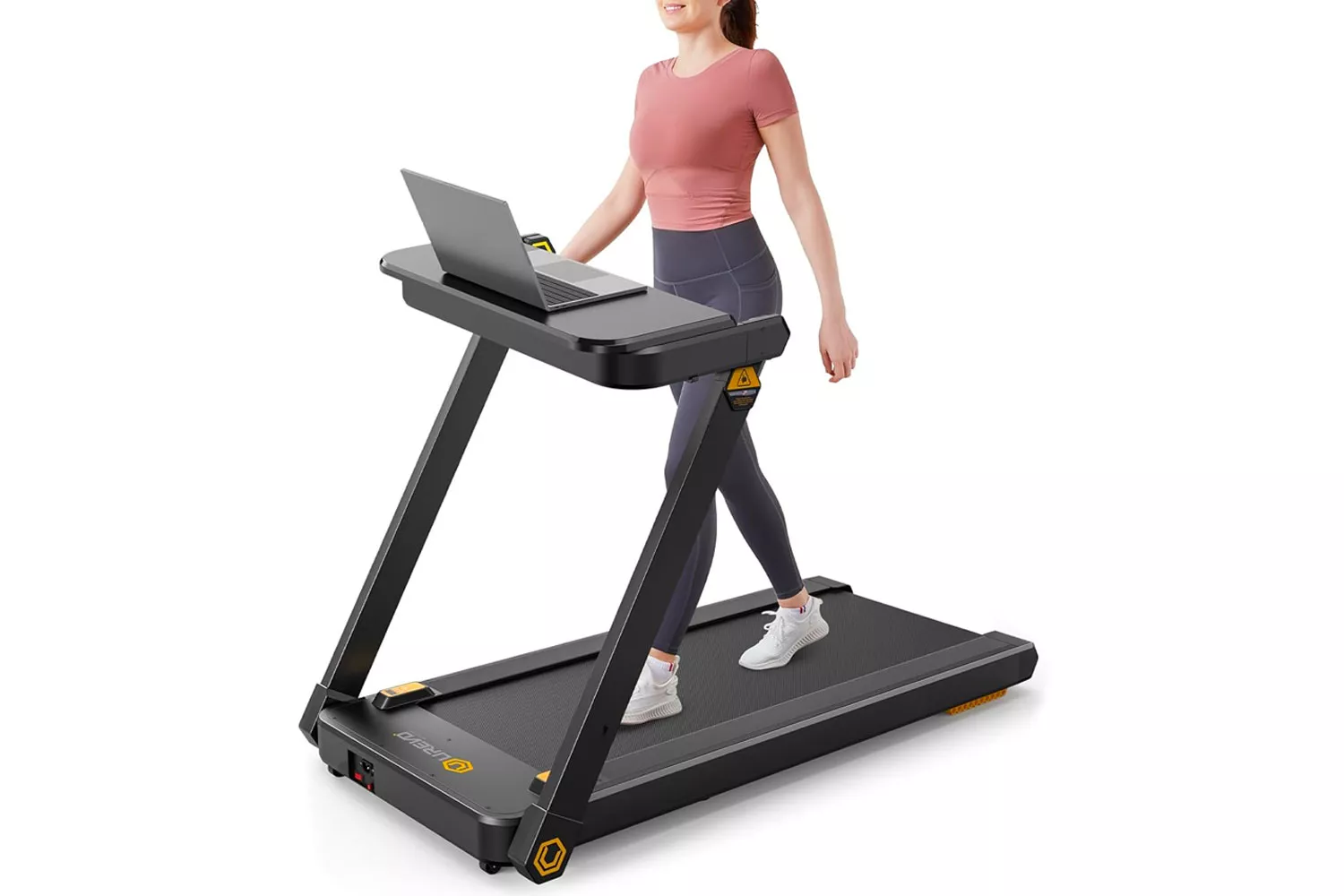 Amazon UREVO 3 in 1 Foldable Treadmill with Removable Desk